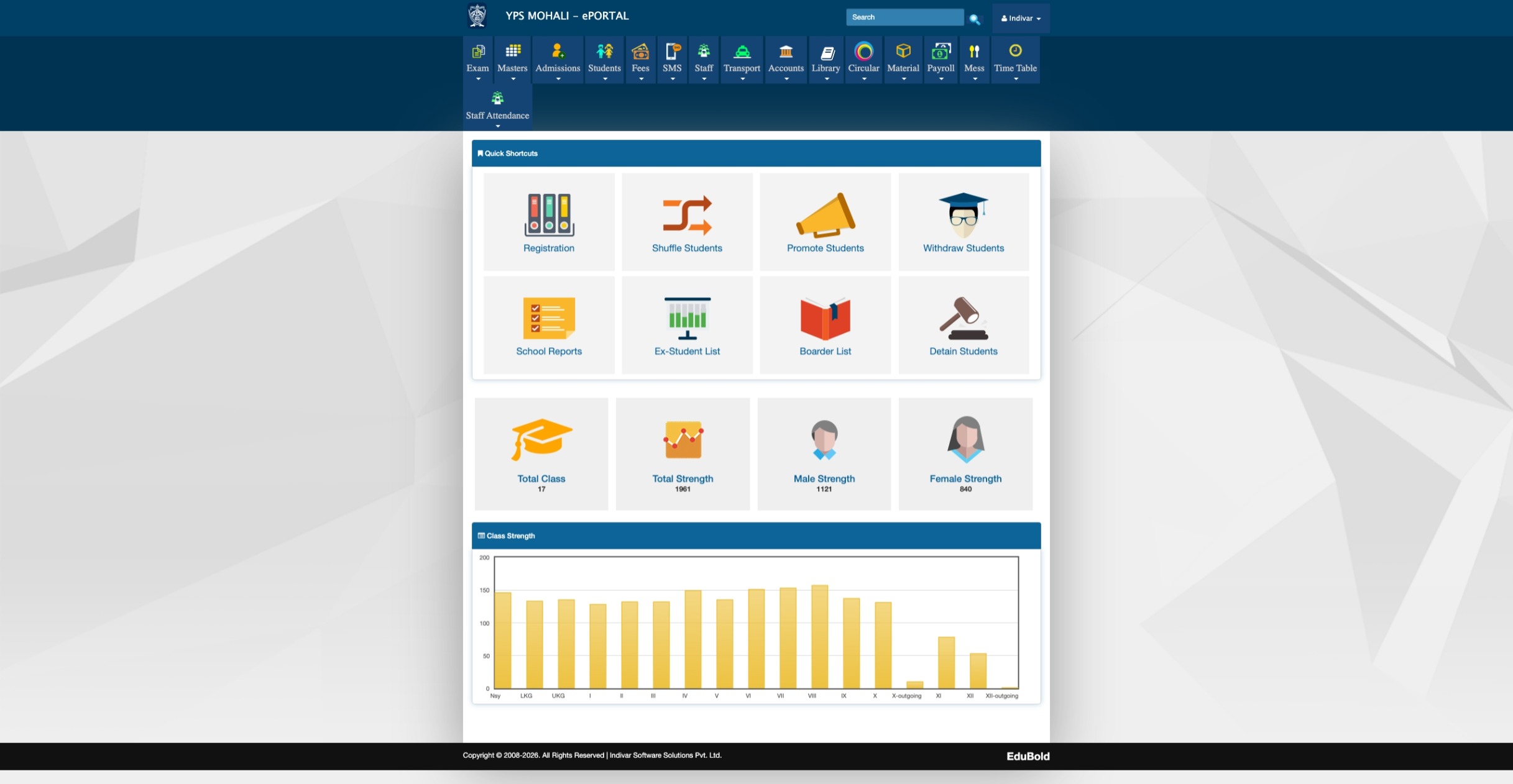 Full ERP System screenshot